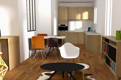 Design ideas for a scandinavian home design in Paris.