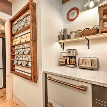 Rustic Ski Chalet Kitchen - West Dover, VT
