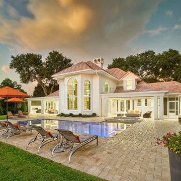 Lush Contemporary Poolside Luxury