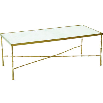 Spike Cocktail Table - Antique Brass