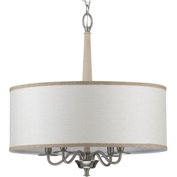 Durrell Collection 4-Light Brushed Nickel Chandelier