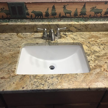 Birnamwood Bath Cabinet & Granite Top 07-28-2016