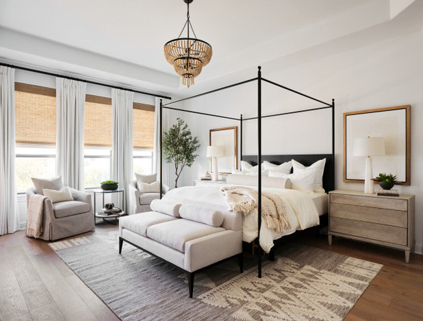 Transitional Bedroom by Haven Design and Construction