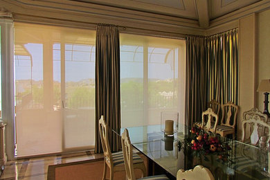 Estores y cortinas en ático en Santa Ponsa