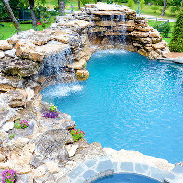 Natural Waterfall and grotto