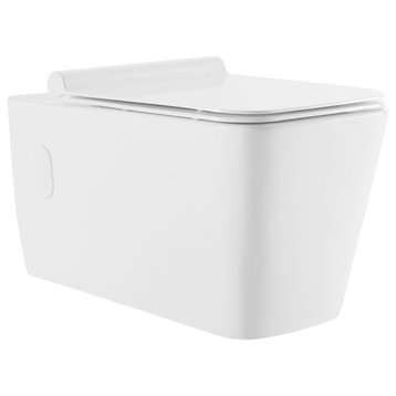 Swiss Madison SM-WT442 Concorde Wall Mounted Elongated Toilet - White