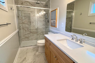 Beach style bathroom photo in Other