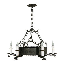 CH-168 Hand Forged Iron Chandelier Designs - Chandeliers
