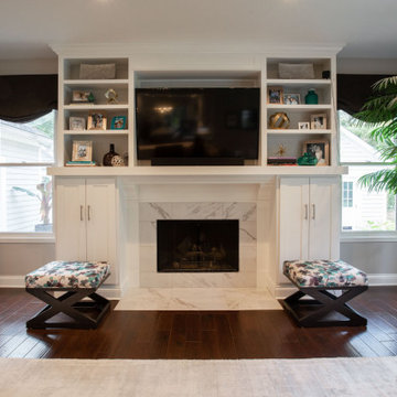 Glamorous Kitchen, Dining and Living Renovation with Entertaining in Mind