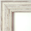 Framed Magnetic Board, S-L, Country White Wash Wood, 33"x33"