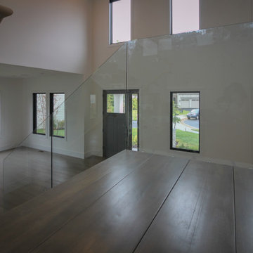 Project #80 | Mono-Beam Staircase with Glass Panels