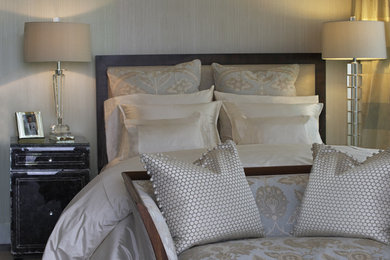 Inspiration for a contemporary bedroom remodel in Minneapolis