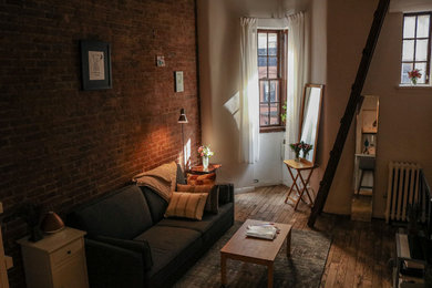 Urban living room photo in New York