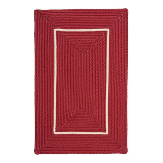 Doodle Edge Rug, Red, 5'x7', 5'x7' - Contemporary - Outdoor Rugs - by ...