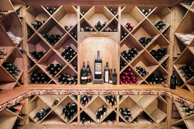 Elegant wine cellar photo