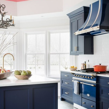 Colorful CT Kitchen, Trellis Home Design