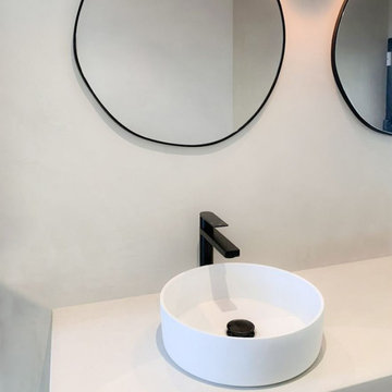 Robinetterie noire mat pour la salle de bain