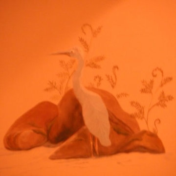 Woodland theme whole room mural