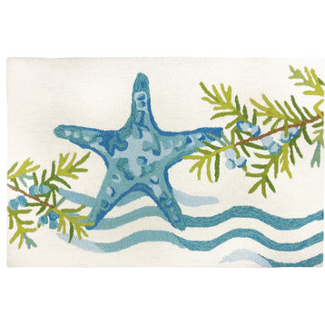 JellyBean Accent Rug Ocean Tide Starfish