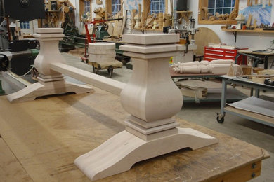 10" pedestal table base kit