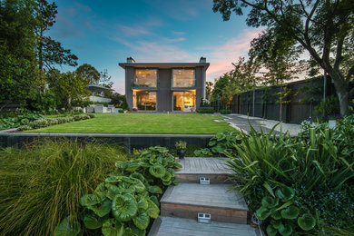 Photo of a contemporary garden in Christchurch.