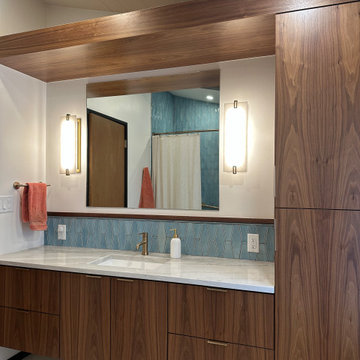 Walnut & Waves Bath : Vanity