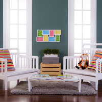 Dream On Me Emma 3 in 1 Convertible Toddler Bed, White