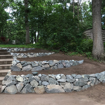 Trap Rock Retaining Walls