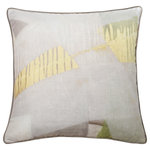 StyleCraft - Austin Allen James-Forest Drift-Linen Art Printed Pillow-24" x 24" - Enhance the vibe of your living room or bedroom with this artistic Forest Drift throw pillow. Designed with a touch of abstract aesthetics, this pillow is perfect to introduce a painterly flourish into your home decor. The pillow, filled with soft duck feather cotton, offers both comfort and a visually impressive appeal.