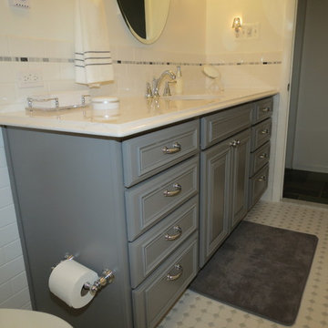 Contemporary Bathroom Remodel Done In Maple