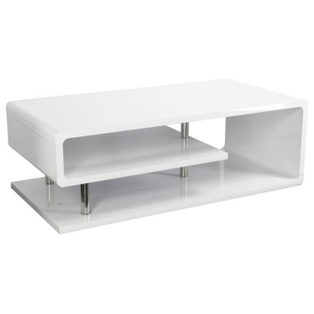 Bowery Hill Coffee Table in White