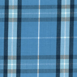 ROTH & TOMPKINS TEXTILES - Harrison Fabric, Lake, 54''x36'' - Upholstery Fabric