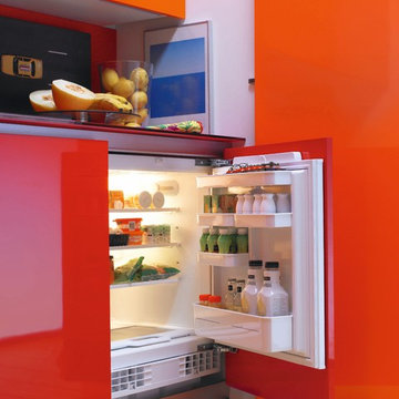 Hidden kitchen for small apartment
