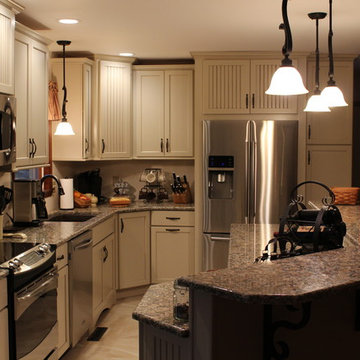 Kraftmaid Alexis/Briarwood Maple Mushroom Kitchen