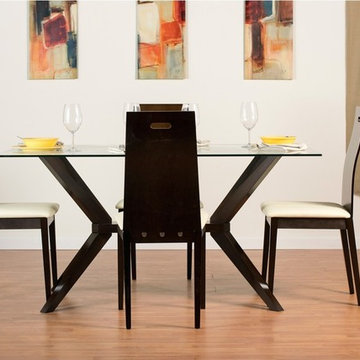 Magna / Haline 5-Piece Dining Set