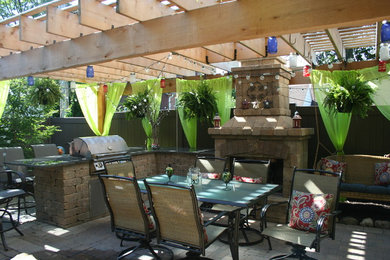 This is an example of a patio in Omaha.