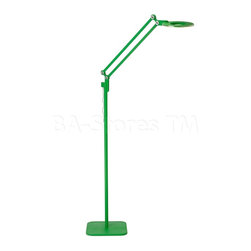 Link Contemporary Floor Lamp in Green - Floor Lamps