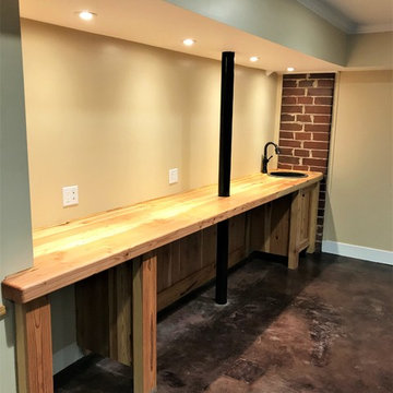 Springdale Road - Basement Renovation with Wine Cellar