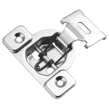 Concealed Hinge, Face Frame, Polished Nickel