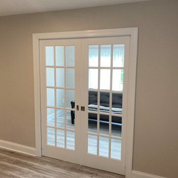 Home Office with Pocket Doors