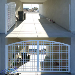 Folding Driveway Gate - Home Fencing And Gates