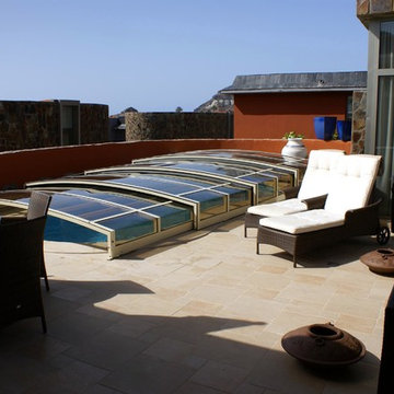Retractable Pool Enclosures - Low Design Models