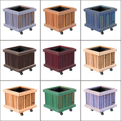 Rolling Planter Options - Outdoor Pots And Planters