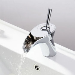 Novelty Design Mixer Waterfall Wash Bathroom Basin Faucet T1304 - Bathroom Sink Faucets