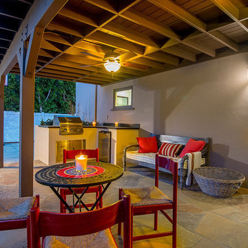Covered lounge, BBQ and Dining