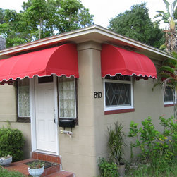 Residential Quarter Barrel Awning - Windows And Doors
