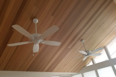 Inspiration for a transitional family room remodel in San Luis Obispo