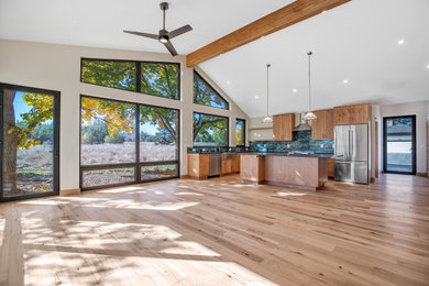 Inspiration for a 1960s living room remodel in Denver