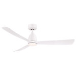 Fanimation Fans - Fanimation Fans FPD8534MW Kute - 52" Ceiling Fan - Kute is an understatement when it comes to this FaKute 52" Ceiling Fan Matte White Matte WhUL: Suitable for damp locations Energy Star Qualified: n/a ADA Certified: n/a  *Number of Lights:   *Bulb Included:No *Bulb Type:No *Finish Type:Matte White