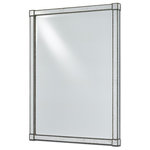 Currey and Company - Currey and Company 1000-0008 Monarch - 40" Mirror - Echoing the masterful adeptness that Venetian glasMonarch 40" Mirror Painted Silver Viejo *UL Approved: YES Energy Star Qualified: n/a ADA Certified: n/a  *Number of Lights:   *Bulb Included:No *Bulb Type:No *Finish Type:Painted Silver Viejo/Light Antique Mirror